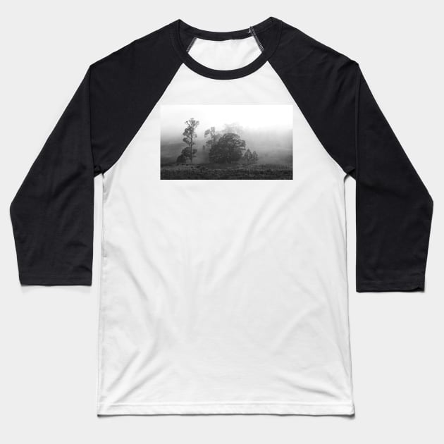 Foggy Morning II Baseball T-Shirt by incredi